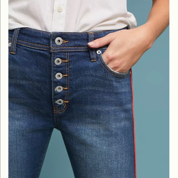 Pilcro and the Letterpress high rise straight leg - Picture 3 of 8